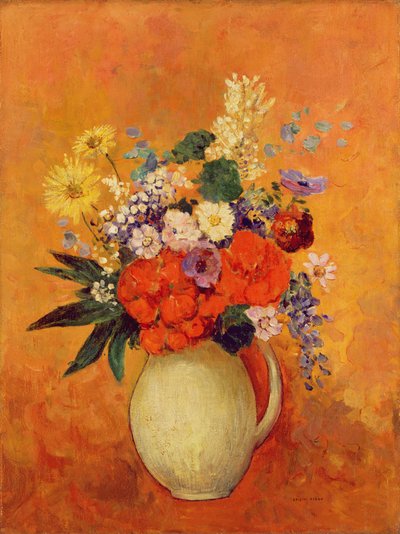 Flowers by Odilon Redon